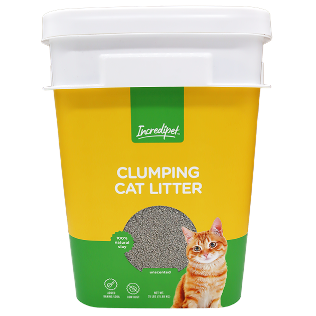 Incredipet Clumping Cat Litter Pail 35 lb