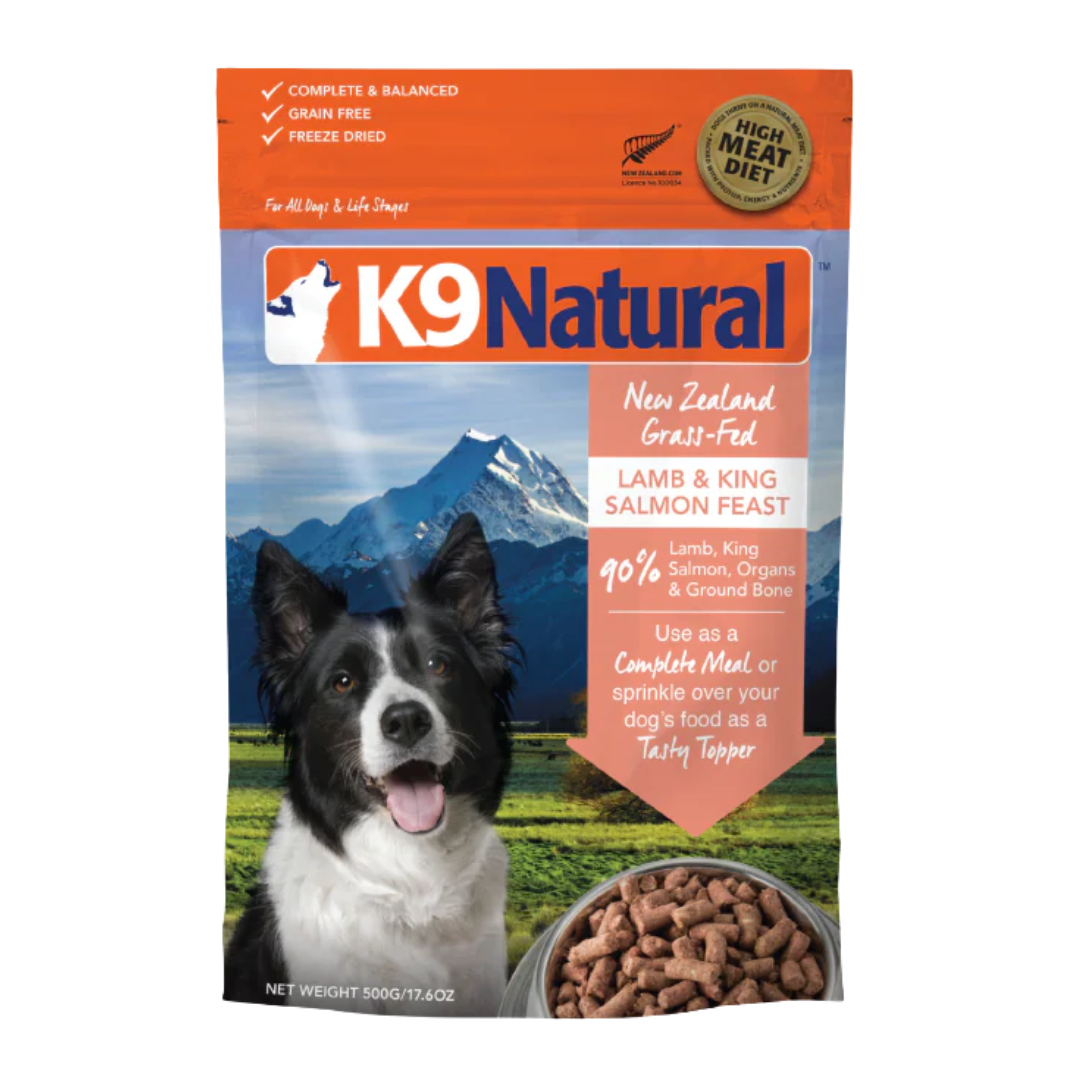 Natural Pet Food Lamb & King Salmon Feast Freeze-Dried Dog Food 17.6 oz