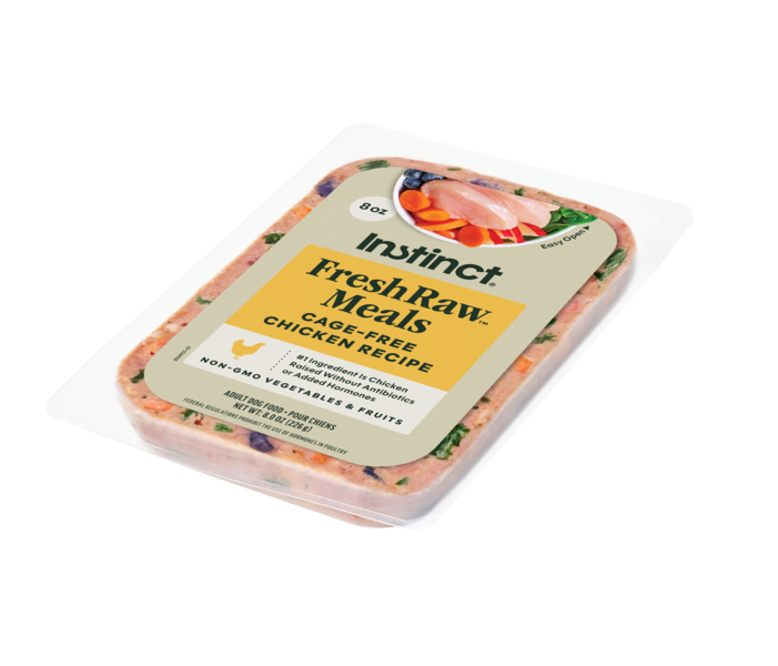 Instinct FreshRaw Meals Cage-Free Chicken Recipe Adult Dog Food 8 oz