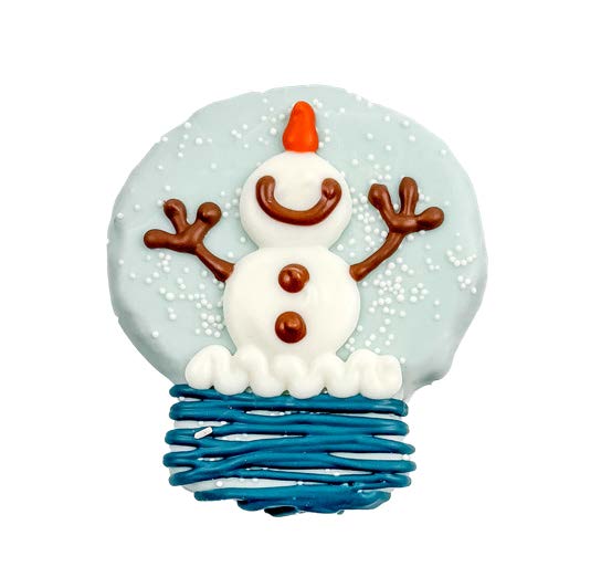 Bosco & Roxy Winter Snowglobe Snowman Dog Cookie Treat