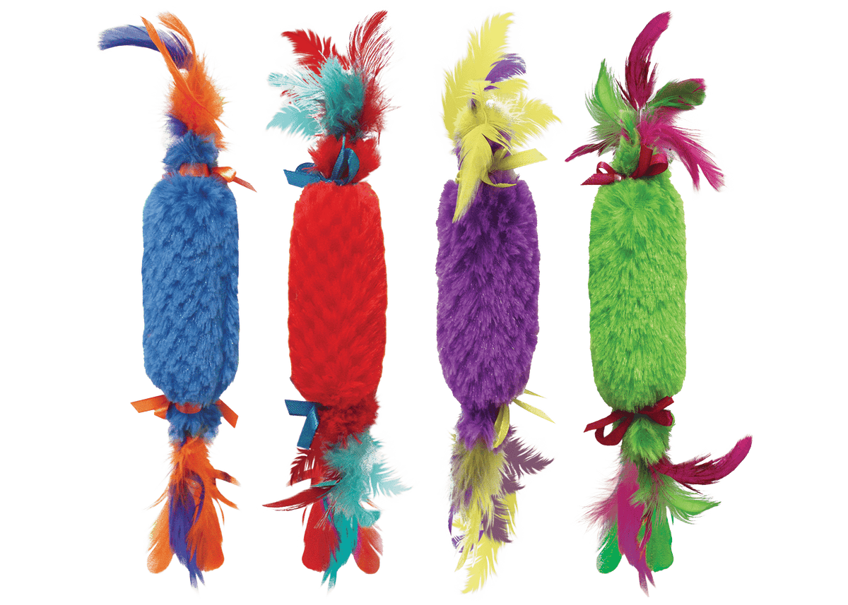 Multipet Katz Kuddlerz Cat Toy, Assorted 7 in