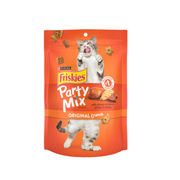 Purina Friskies Party Mix Original Crunch With Chicken & Flavors of Liver & Turkey Cat Treats