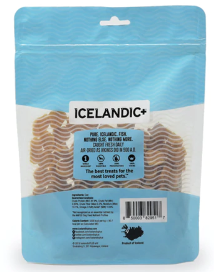Icelandic+ Mini Cod Fish Chip Treats for Training & Small Dogs 3 oz