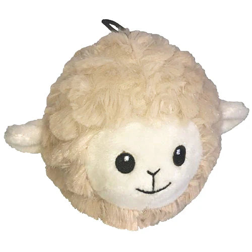 Petlou EZ Squeaky Lamb Ball Stuffing-Free Dog Toy 4 in