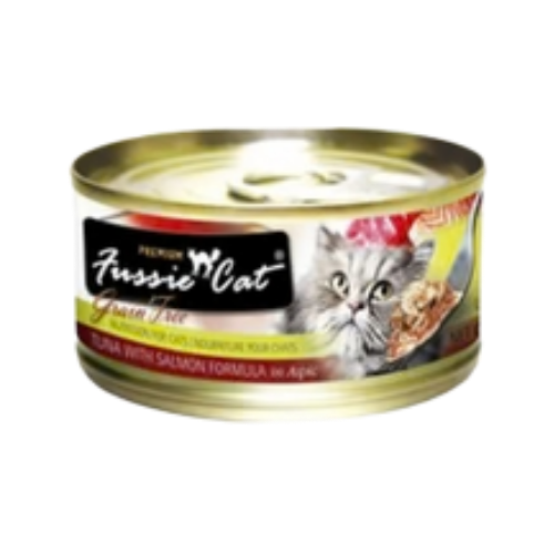 Fussie Cat Tuna With Salmon Formula In Aspic Grain-Free Canned Cat Food
