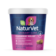 Naturvet Cranberry Relief Plus Echinacea Soft Dog Chews 60 ct