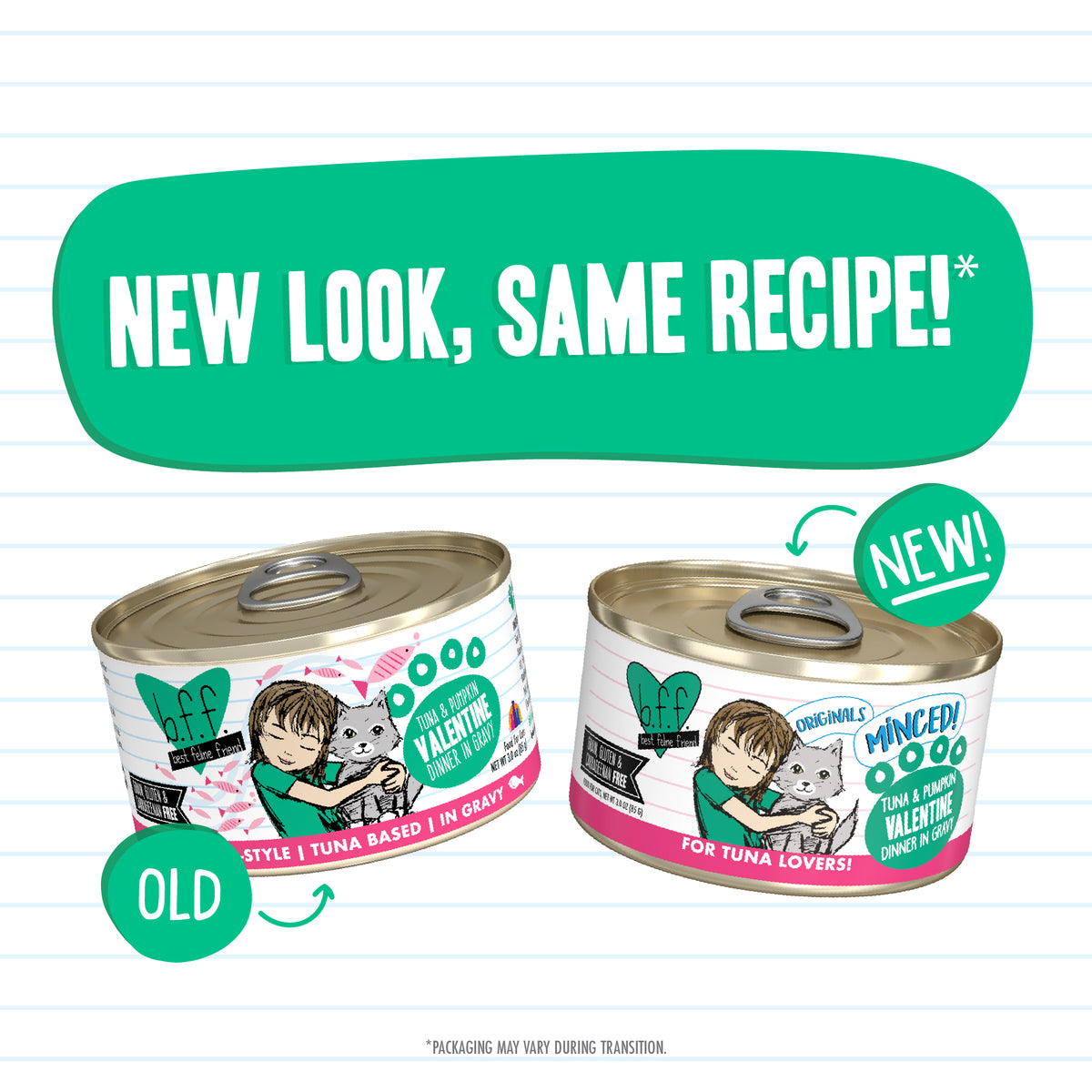 Weruva B.F.F. Tuna & Pumpkin Valentine Dinner Grain-Free Canned Cat Food