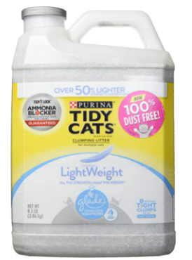 Tidy Cats Light Weight Glade Dust Free Clumping Cat Litter 8.5 lb