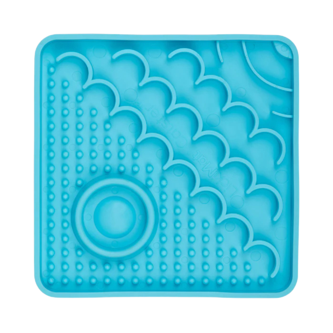 Lickimat Turquoise Catster Mat Cat Slow Feeder