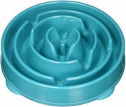 Outward Hound Fun Feeder Slo-Bowl Teal Dog Bowl L