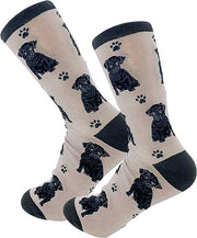 E & S Imports Pet Lover Socks Black Pug Dog, Unisex, One Size Fits Most