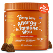 Zesty Paws Allergy & Immune Bites Soft Chews for Dogs 90 ct