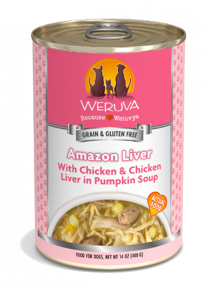Weruva Amazon Livin' with Chicken & Chicken Liver in Pumpkin Soup Canned Dog Food