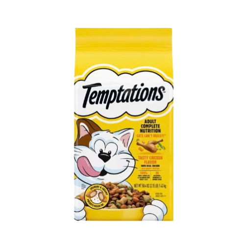 Whiskas Temptations Tasty Chicken Flavor Adult Dry Cat Food