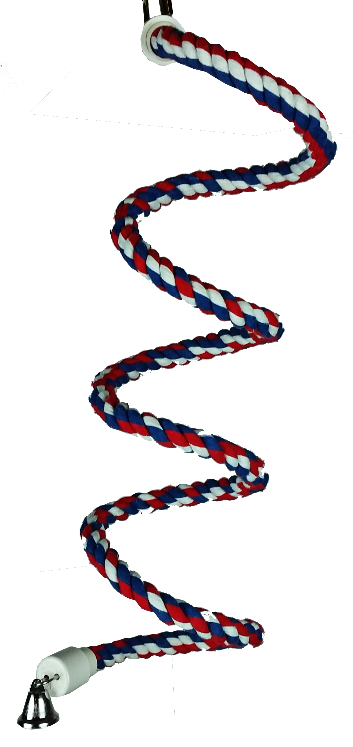 Incredipet Cotton Rope Boing with Bell, 52 x .5 in