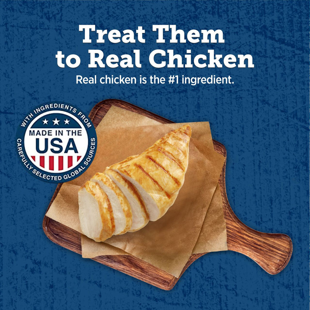 True Chews Chicken & Apple Sausage Recipe Dog Treats 12 oz