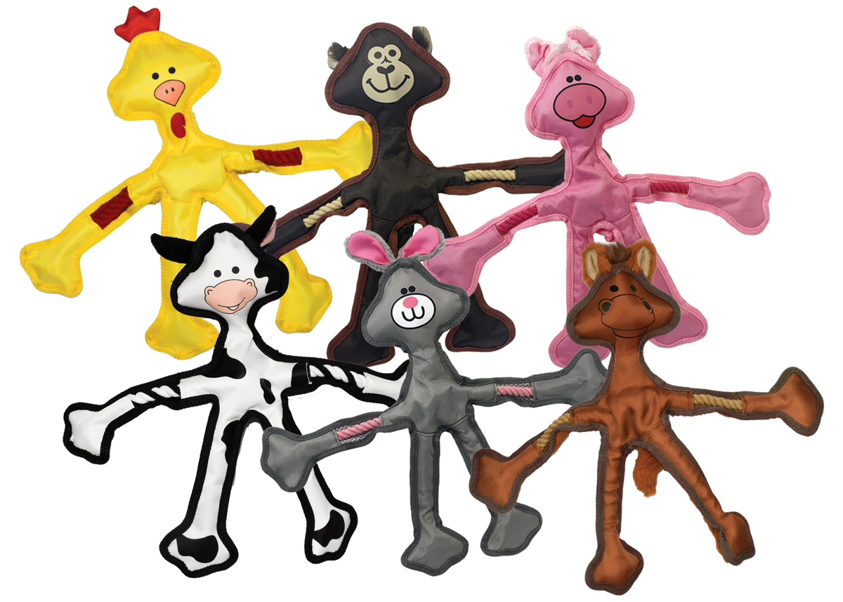 Incredipet Skele-Rope Dog Toy, Assorted 15 in