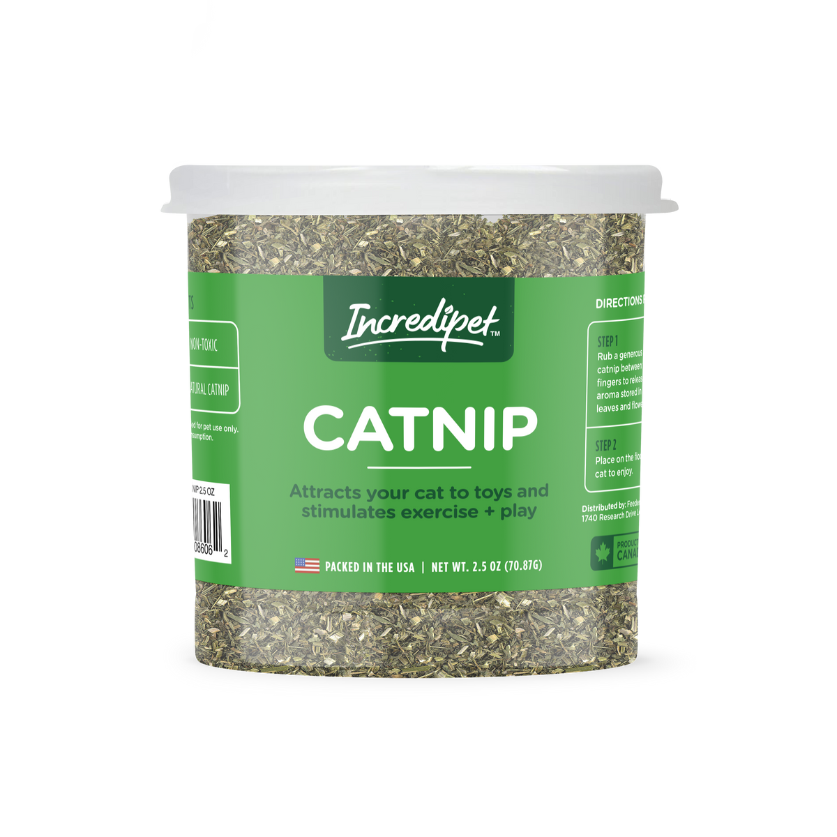 Incredipet Catnip Tub 2.5 oz