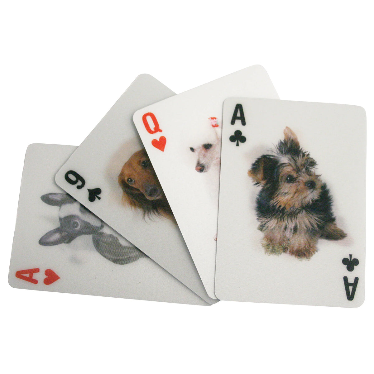 Kikkerland 3-D Dog Playing Cards