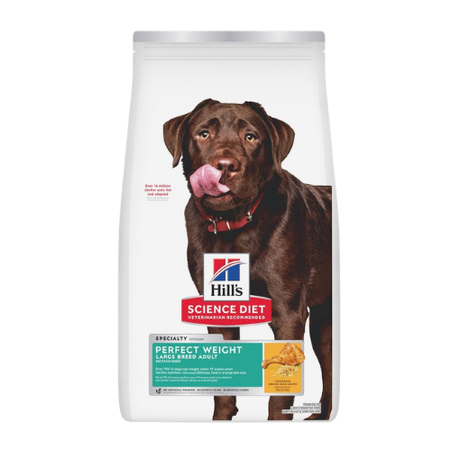 Hill's Science Diet Adult Perfect Weight Large Breed Chicken Recipe Dry Dog Food 25 lb