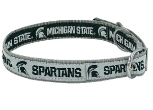 Pets First Michigan State Spartans Reversible Dog Collar