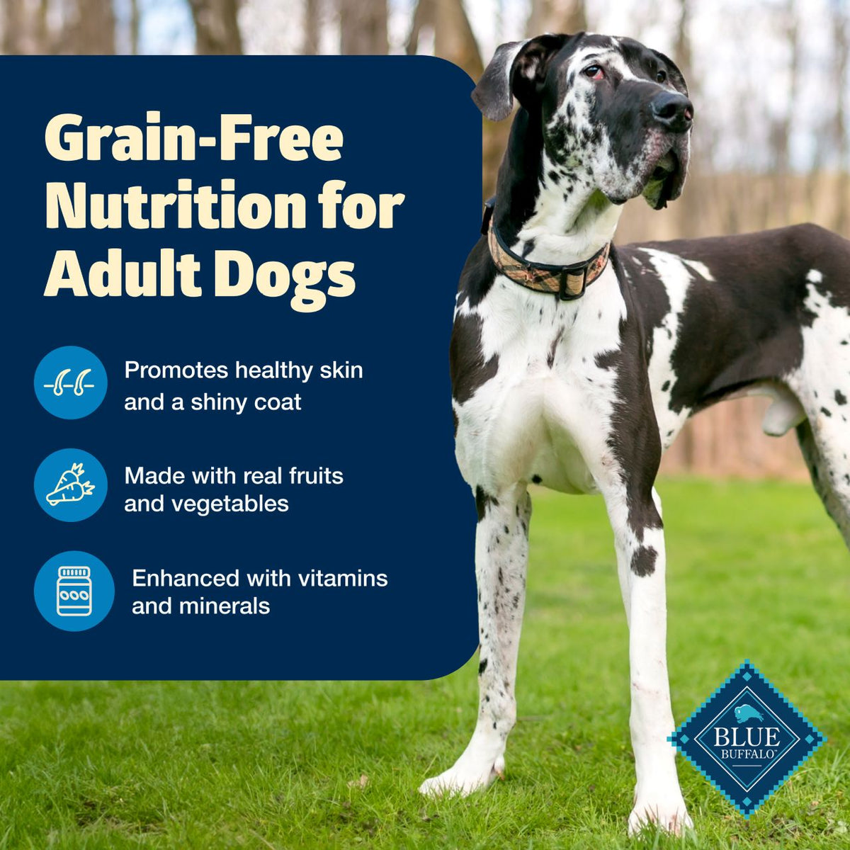 Blue Buffalo Freedom Chicken, Potatoes, & Peas Grain-Free Adult Dry Dog Food 24 lb