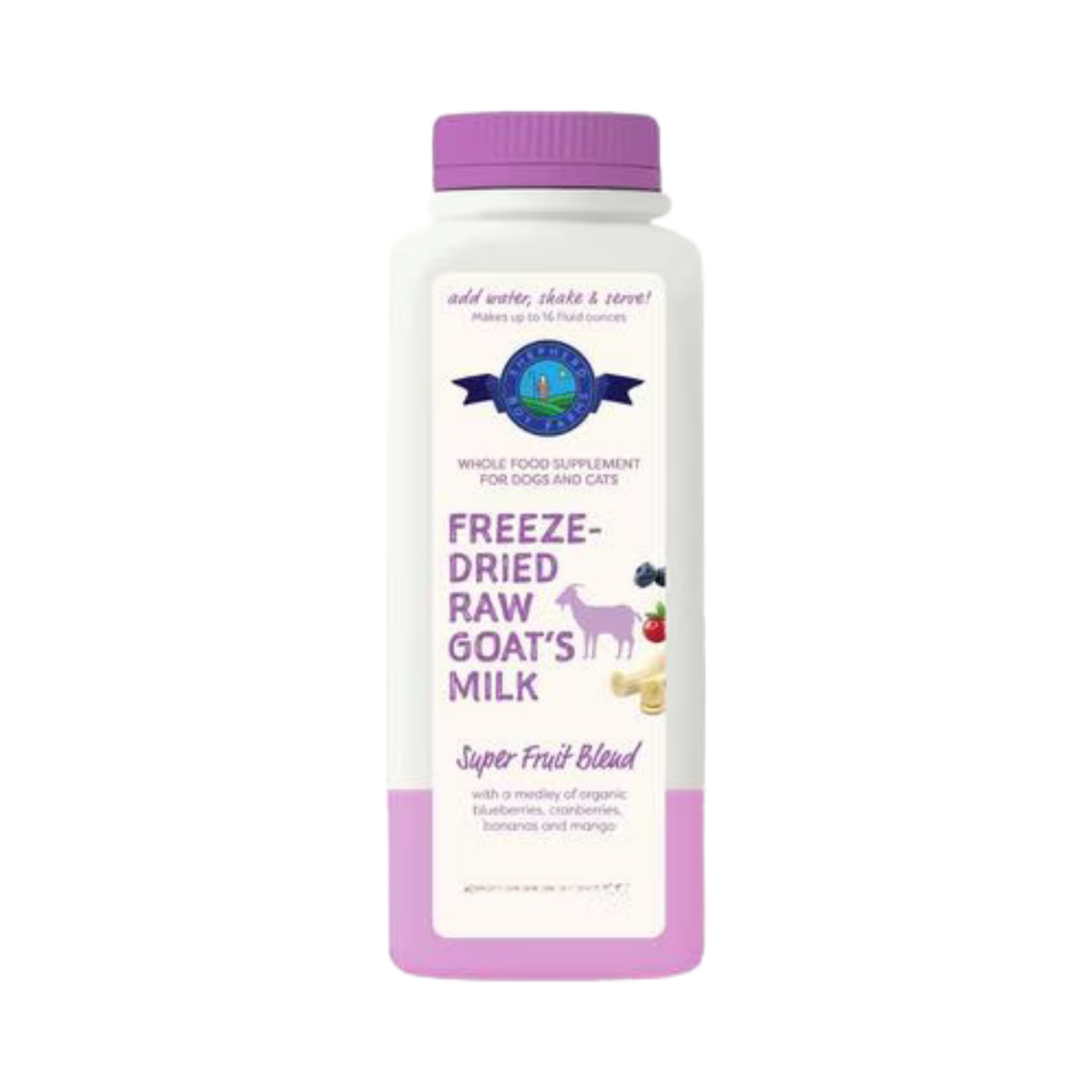 Shepherd Boy Farms Super Fruit Freeze-Dried Raw Goat's Milk Whole Food Supplement