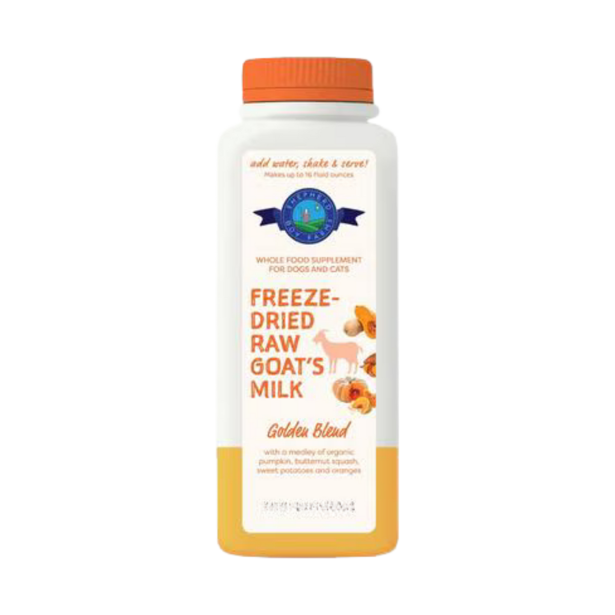 Shepherd Boy Farms Golden Blend Freeze-Dried Raw Goat's Milk Whole Food Supplement