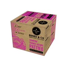 Bones & Company Temptin Turkey Keto Formula Raw Dog Food Patties