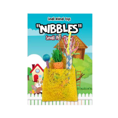 A&E Nibbles Veggie Pouch Small Animal Chew Toy