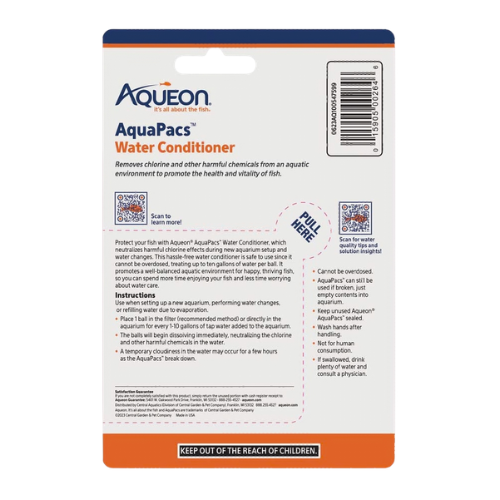 Aqueon Aquapacs Water Conditioner