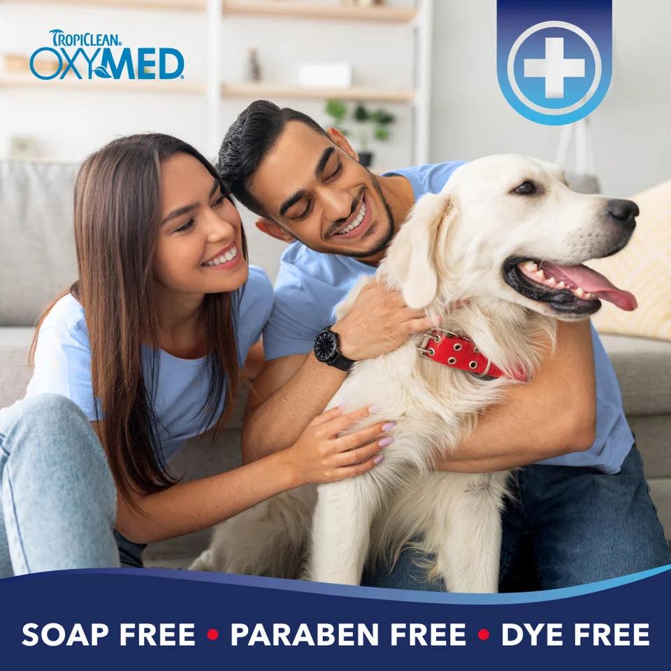 Tropiclean Oxymed Soothing Medicated Oatmeal Rinse For Pets 20 oz